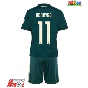 Real Madrid Rodrygo Goes #11 Segunda Equipación Niños 2026-27 Manga Corta (+ Pantalones cortos)